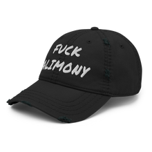 Load image into Gallery viewer, Fuck Alimony Distressed Dad Hat
