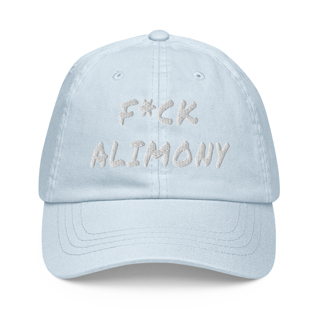 F*ck Alimony Pastel Baseball Hat
