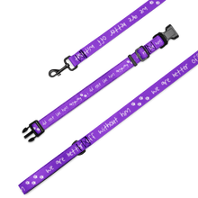 Load image into Gallery viewer, Done With Him Pet Collar &amp; Leash - 5 colors in 3 sizes
