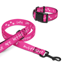 Load image into Gallery viewer, Done With Him Pet Collar &amp; Leash - 5 colors in 3 sizes
