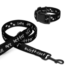 Load image into Gallery viewer, Done With Him Pet Collar &amp; Leash - 5 colors in 3 sizes
