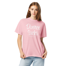 Load image into Gallery viewer, Divorce Sucks So Laugh A Little Women&#39;s Garment-Dyed Heavyweight T-shirt - 13 colors
