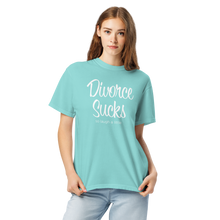 Load image into Gallery viewer, Divorce Sucks So Laugh A Little Women&#39;s Garment-Dyed Heavyweight T-shirt - 13 colors
