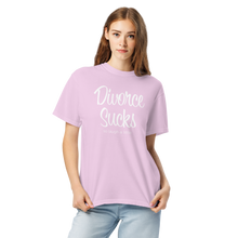 Load image into Gallery viewer, Divorce Sucks So Laugh A Little Women&#39;s Garment-Dyed Heavyweight T-shirt - 13 colors
