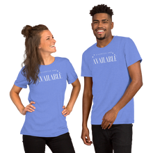 Load image into Gallery viewer, Divorced and Available Men&#39;s and Women&#39;s T-shirt - 13 colors
