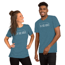 Load image into Gallery viewer, Divorced and Available Men&#39;s and Women&#39;s T-shirt - 13 colors
