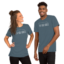 Load image into Gallery viewer, Divorced and Available Men&#39;s and Women&#39;s T-shirt - 13 colors
